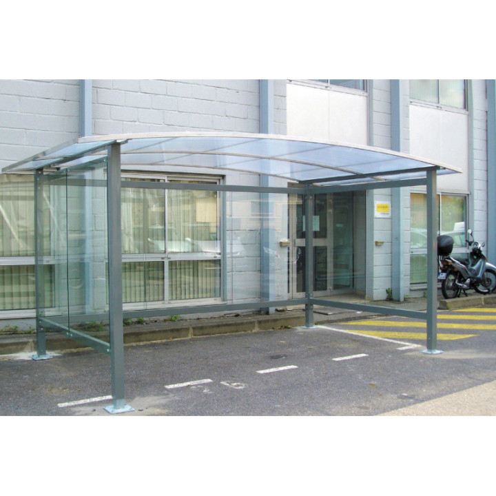 Vitrine horaire pour abri Viadène acier