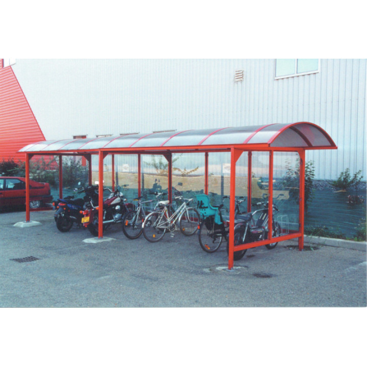 Abri double // Support vélos non inclus