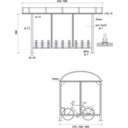 Abri cycle Pourpier