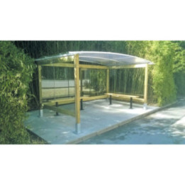 Abri urbain Viadène bois