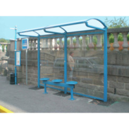 Abri bus acier Bellecombe