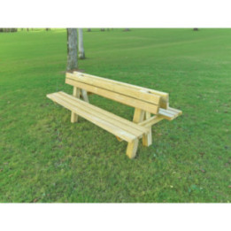 Banc double assise Pinède