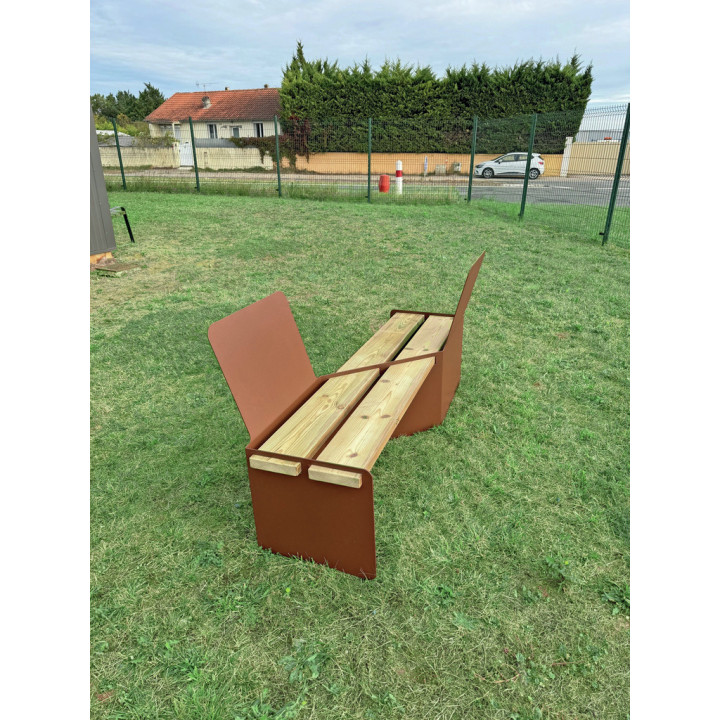 Banc et banquette de collectivité design Sigma