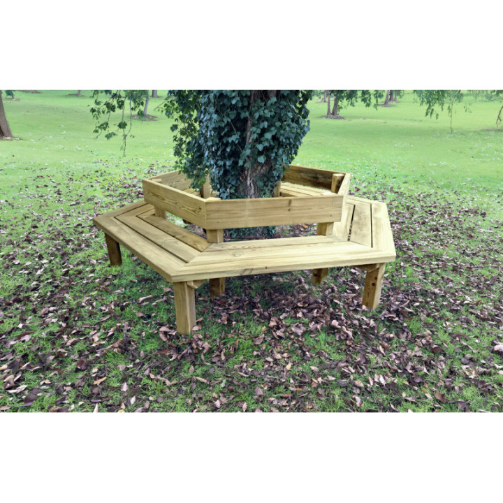 Banc entourage d'arbre Hexa