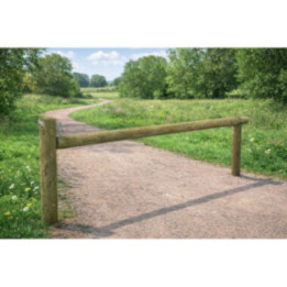 Barrière pivotante bois Pivoty