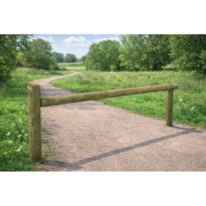 Barrière pivotante bois Pivoty