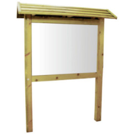 Toiture 2 pentes // Panneau fond PVC