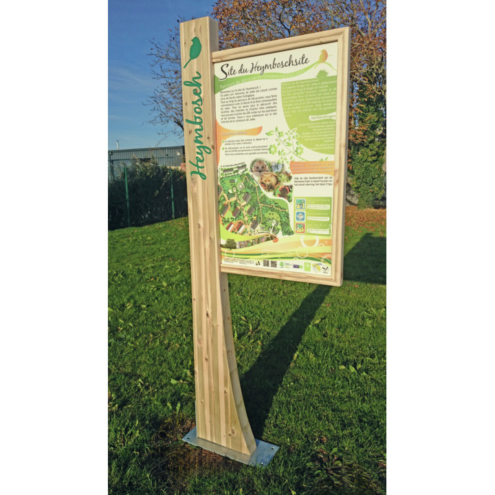 Panneau signalétique bois Mistral