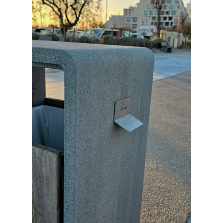 Écrase-mégot inox