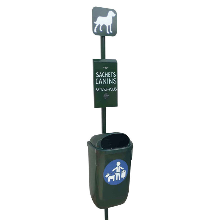 Borne de propreté canine Distri canin