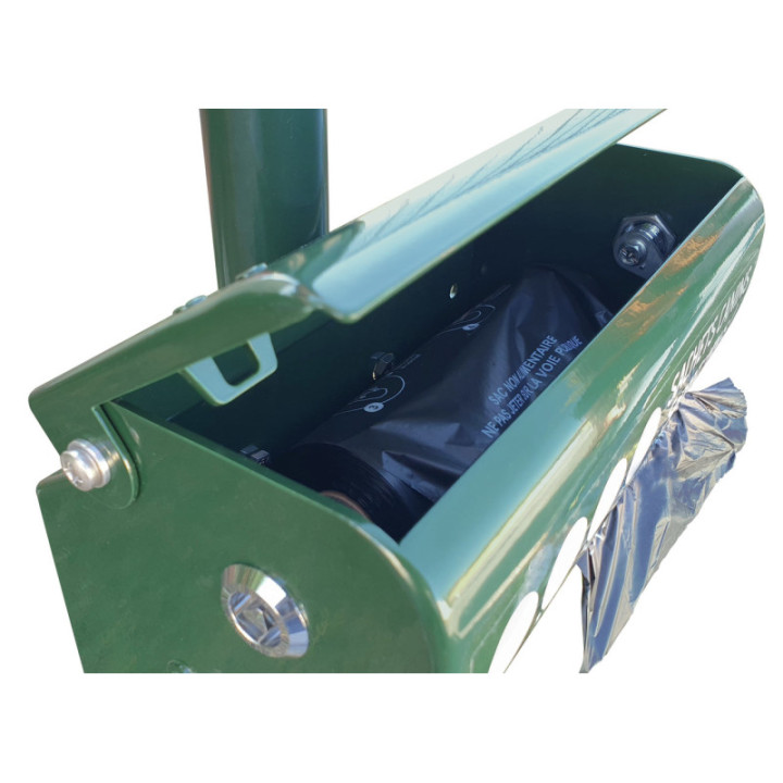 Distributeur rouleau hygiène canine