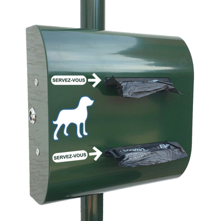 Distri rouleau double hygiène canine
