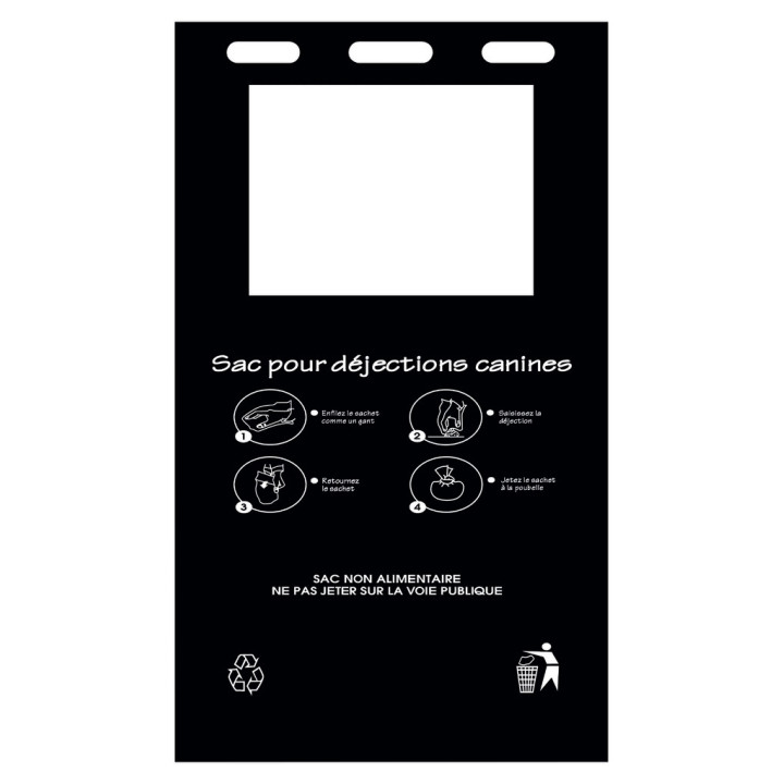 Lot de 5 liasses de 100 sachets hygiène canine