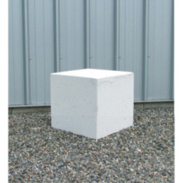 Borne béton carrée mobile