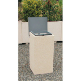 Poubelle béton 50 L Cérès