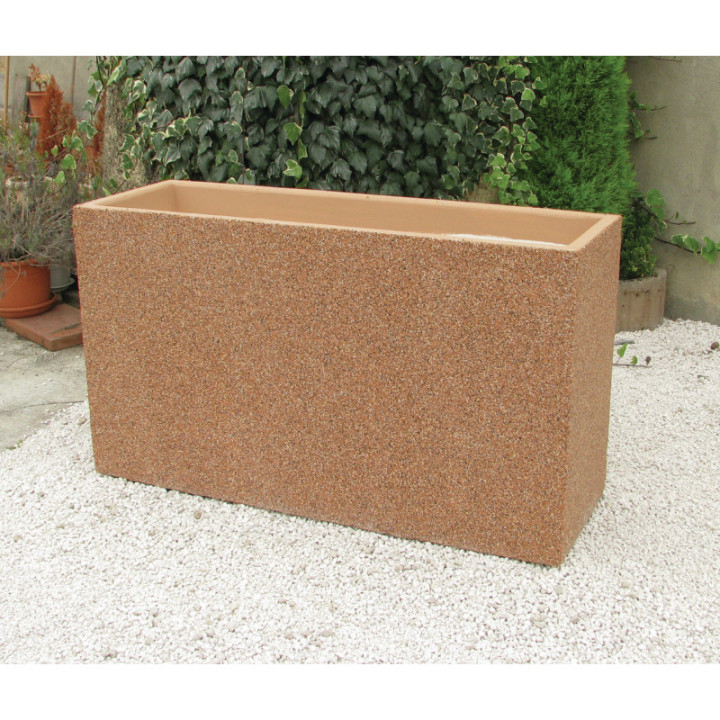Jardinière béton Vichy