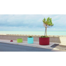 Jardinière béton Vichy