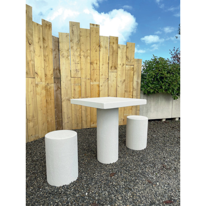 Table extérieure en béton Mini