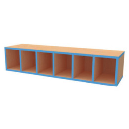 Banc 6 casiers