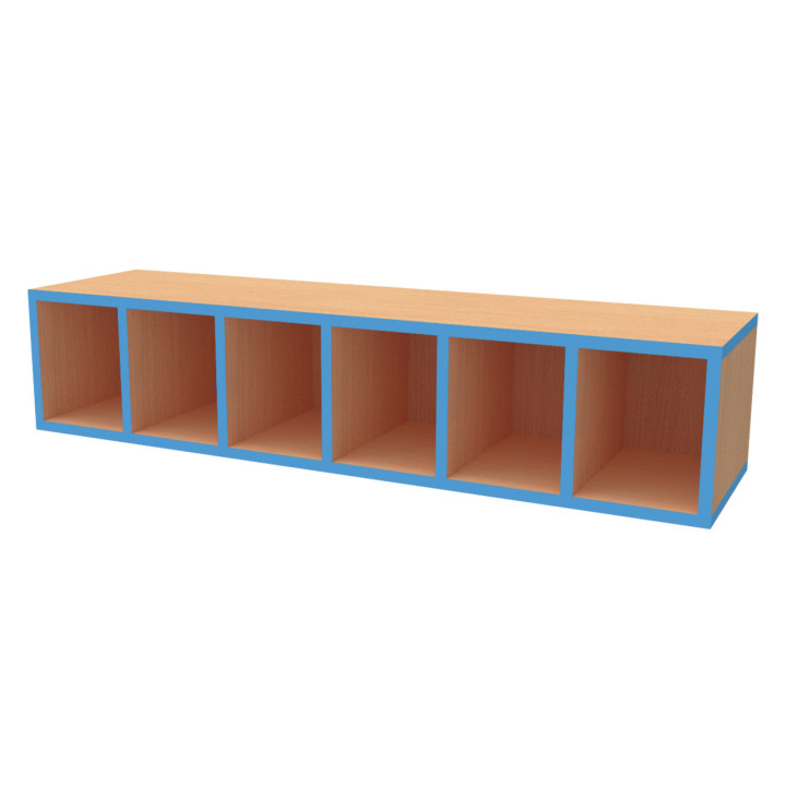 Banc 6 casiers