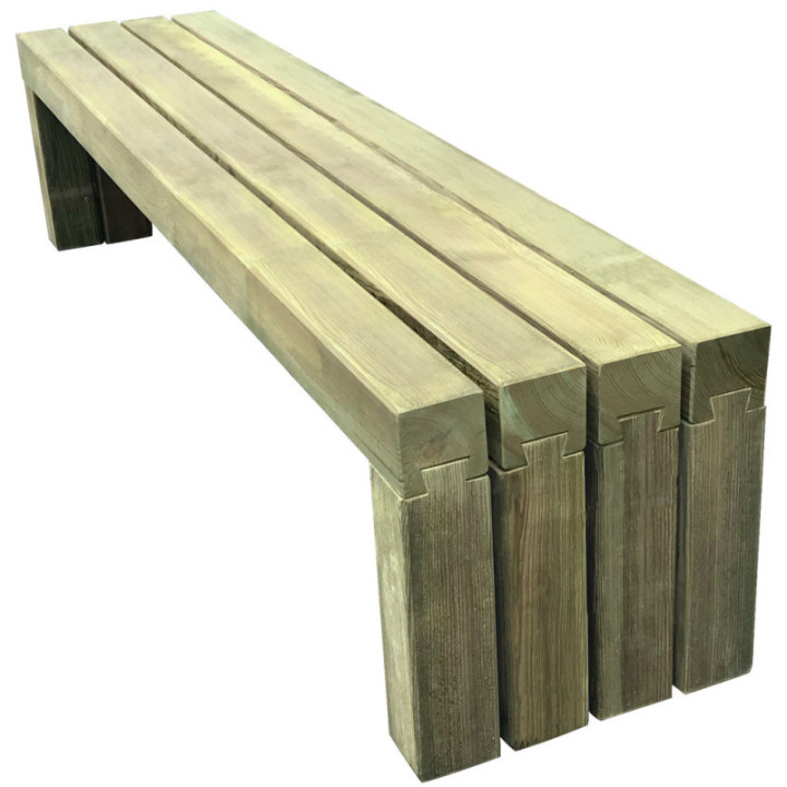 Banquette bois Aronde