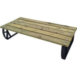 Banquette extérieure Kompose pin