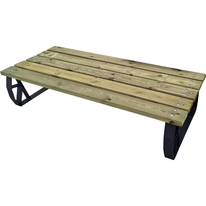 Banquette extérieure Kompose pin