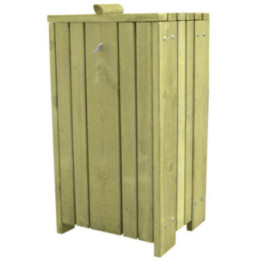Corbeille bois 100 L Rectangulaire