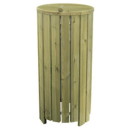 Corbeille bois 100 L Ronde