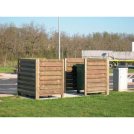 Cache-conteneurs bois Moulins