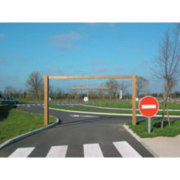 Portique de gabarit bois