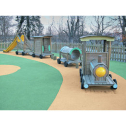 Train en bois