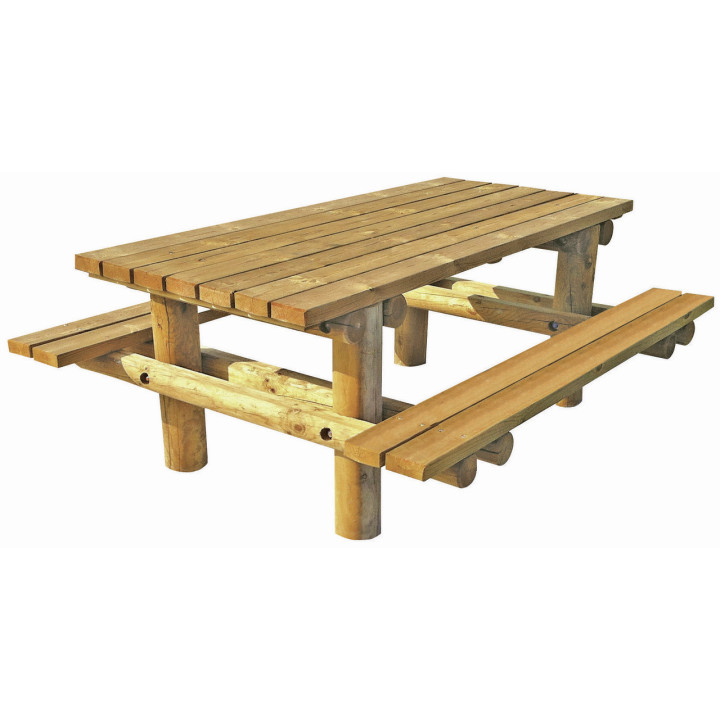 Table pique-nique bois La Mure