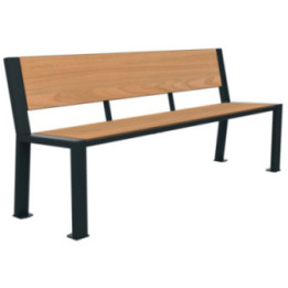 Banc et banquette de ville Luron