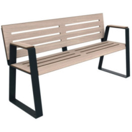 Banc de parc en compact Vari
