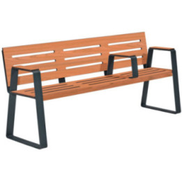 Banc de parc en compact Vari