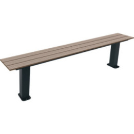 Banc de parc Cancale en compact