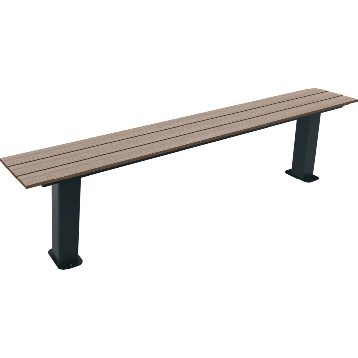 Banc de parc Cancale en compact