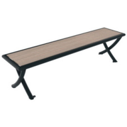 Banc et banquette pour collectivité Cortenais