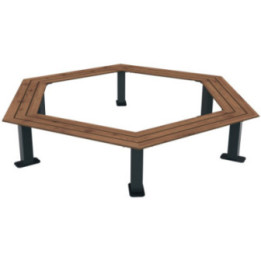 Banc public tour d'arbre Alnélois
