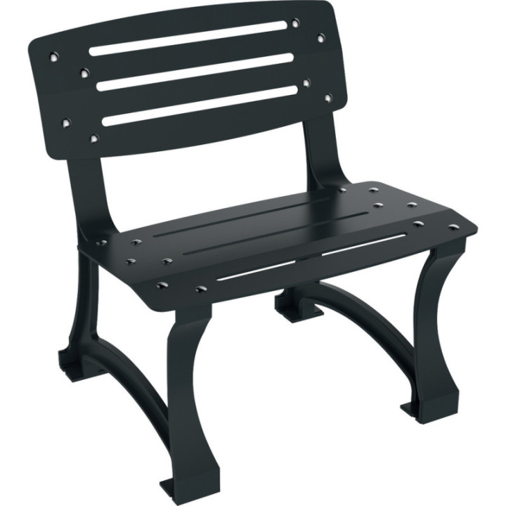 Banc urbain et banquette métal Francisco