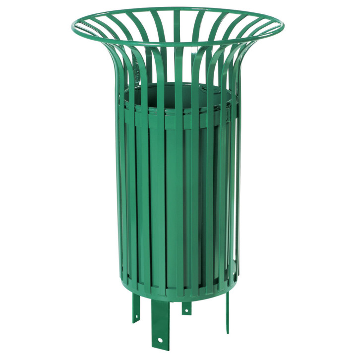 Corbeille // 55 litres avec seau // RAL 6005