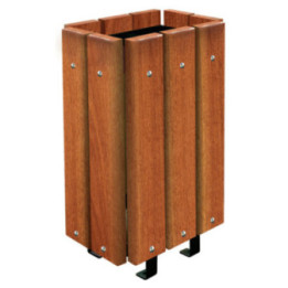 Corbeille bois exotique 30 L Léa