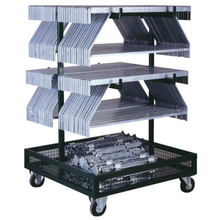 Chariot de transport accessoires podium modulable