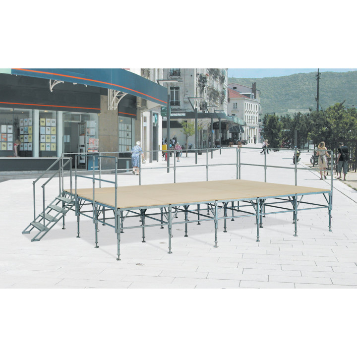 Chariot planchers de bal et podium