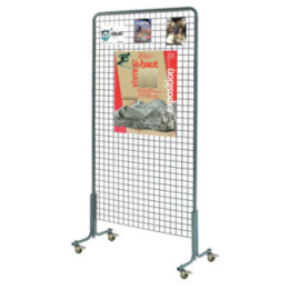 Kit roulettes pour grille d'exposition
