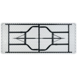 Table polyéthylène rectangulaire pliante