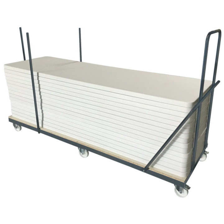 Chariot pour tables rectangulaires