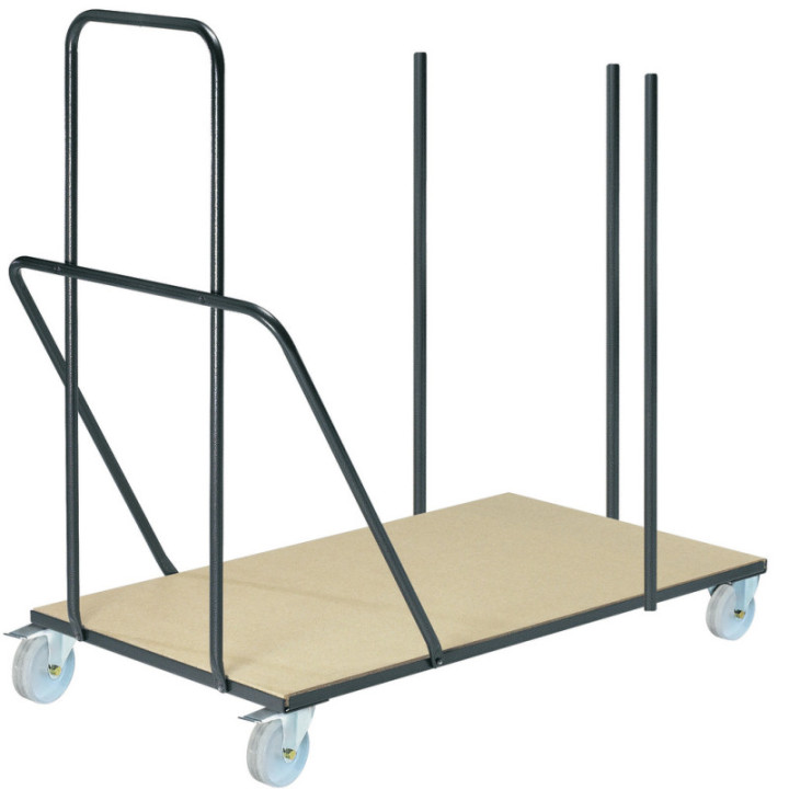 Chariot pour tables rectangulaires