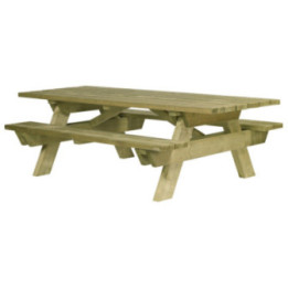 Table pique-nique bois Die accès PMR